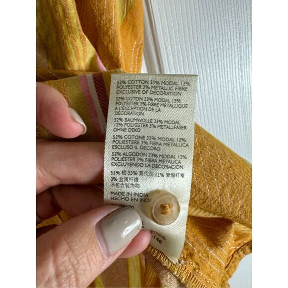 Pilcro Anthropologie Womens Blouse Size XS - Picture 2 of 3